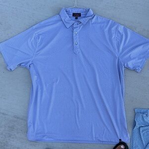 Rafter C Men's Purple Polo Shirt